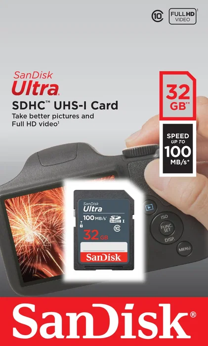 SanDisk Ultra 32GB SDHC UHS-I Clase 10