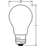Ledvance/Osram Bombilla LED Classic E27 4,2W 470Lm 2700K Regulable