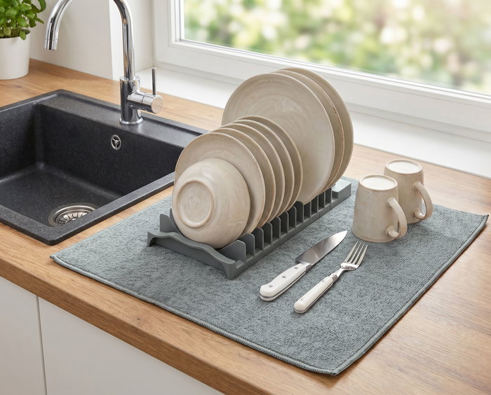Quttin Escurreplatos con Tapete Absorbente