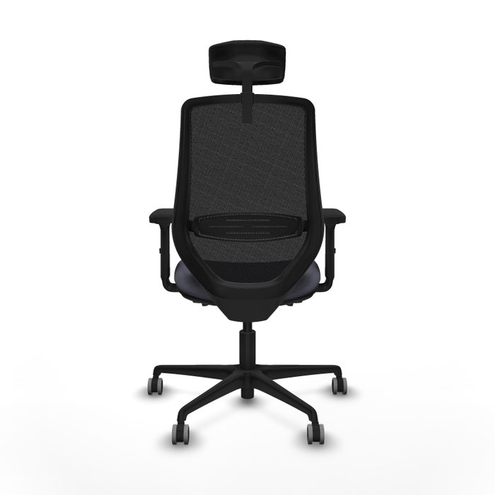 PIQUERAS Y CRESPO Silla de oficina Mardos con mecanismo Sincro/Traslack, Gris oscuro y Negro