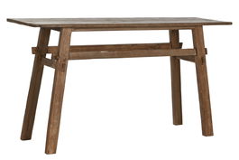 DKD Home Decor Consola Indo minimal 24 Teca Reciclada 40 x 75 x 140 cm