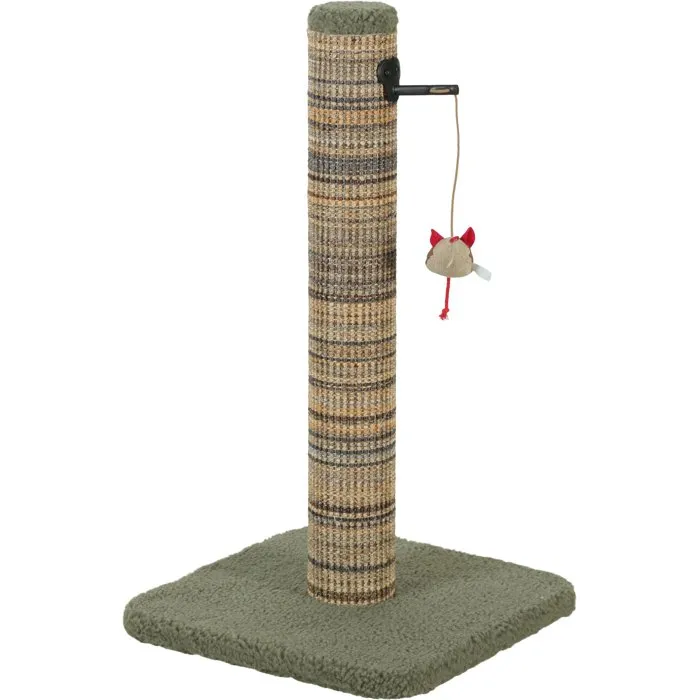 ZOLUX Rascador para Gatos con Sisal y Juguete Colgante, 60 cm, Modelo Boreal Verde - AABWL75213