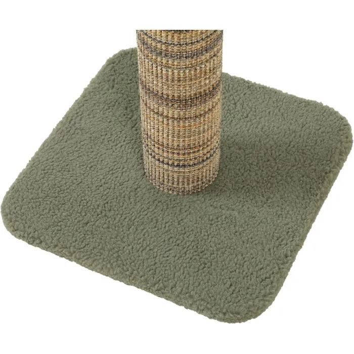 ZOLUX Rascador para Gatos con Sisal y Juguete Colgante, 60 cm, Modelo Boreal Verde - AABWL75213