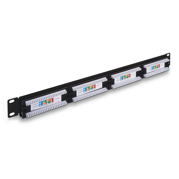 Aisens A141-0307 Panel de Parcheo 24 Puertos Cat.5e 1U Negro Aisens A141-0307 Panel de Parcheo 24 Puertos Cat.5e 1U Negro