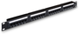 Aisens Patch Panel de 24 puertos RJ45 Cat.5e UTP 19 Pulgadas 1U Negro