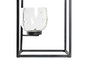 DKD Home Decor Portavelas de Hierro y Cristal 18x18x76 con 5 Portavelas