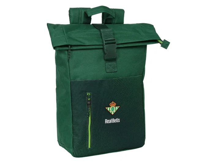 Safta Mochila de Solapa para Portátil 15,6'' Real Betis Balompié Resistente al Agua