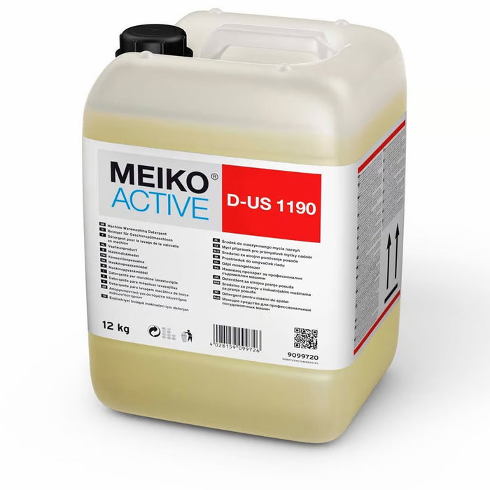 Meiko D-Us 1190 Detergente Meikoactive para lavandería industrial, 12 litros