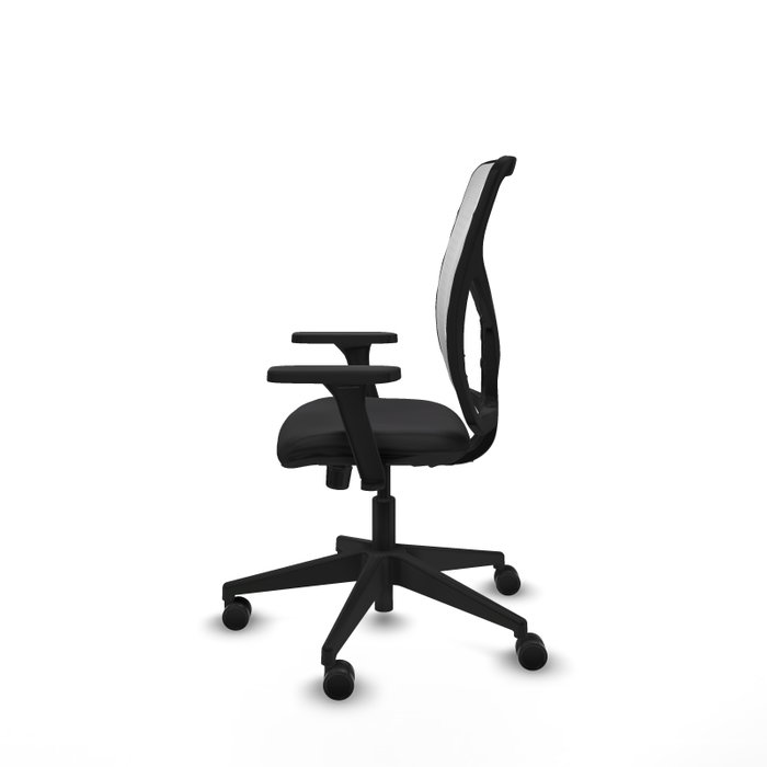PIQUERAS Y CRESPO Silla de oficina Motilla con mecanismo Sincro, Negro y Blanco PIQUERAS Y CRESPO Silla de oficina Motilla con mecanismo Sincro, Negro y Blanco