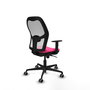 PIQUERAS Y CRESPO Silla de oficina Jorquera Rosa y Blanca