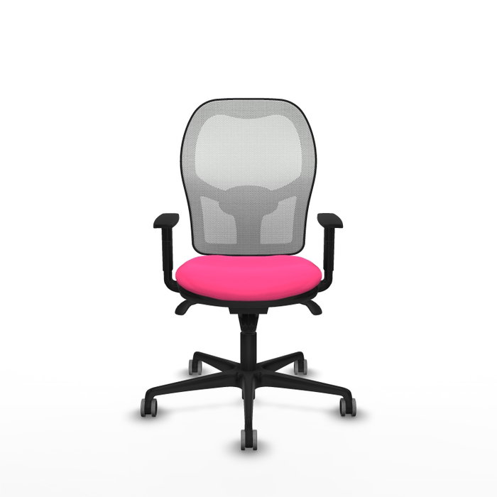 PIQUERAS Y CRESPO Silla de oficina Jorquera Rosa y Blanca