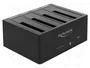 DeLOCK 64063 Estación de acoplamiento USB para 4 x SATA HDD/SSD con función de clonación