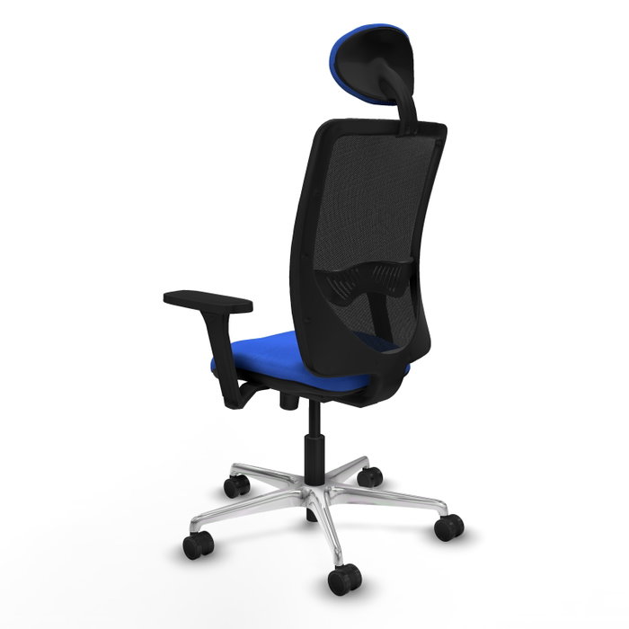 PIQUERAS Y CRESPO Silla de oficina Zulema Azul con Mecanismo Sincro