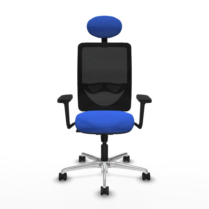 PIQUERAS Y CRESPO Silla de oficina Zulema Azul con Mecanismo Sincro