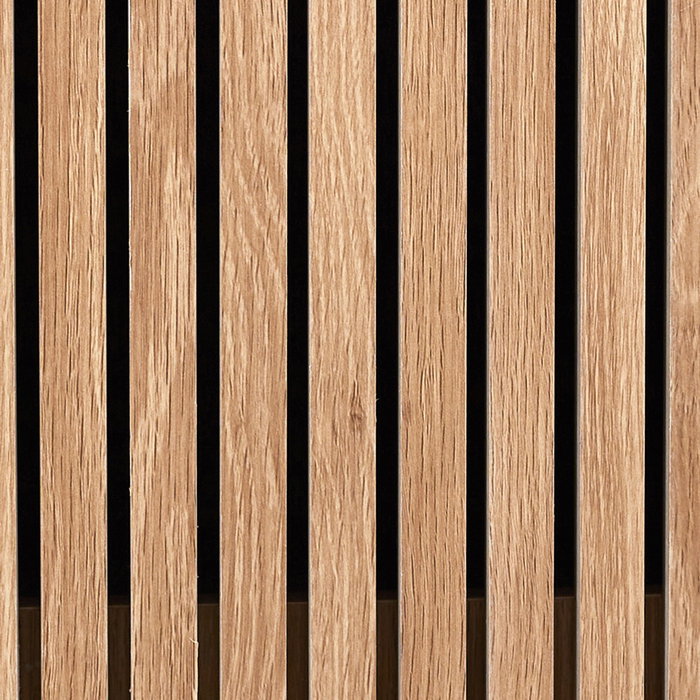 Home Deco Factory Aparador Natural con 2 Puertas y 2 Cajones para Comedor o Dormitorio