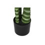 DKD Home Decor Planta de Palmera Verde con Base de Cemento 100x100x235 cm
