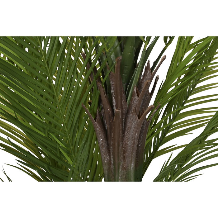 DKD Home Decor Planta de Palmera Verde con Base de Cemento 100x100x235 cm