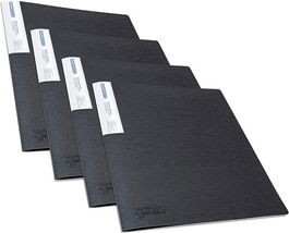 Carpeta Fundas (Tarifario) Rapesco Pp A4 10 F. Negro Pack De 4
