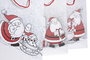 DKD Home Decor Bolsa de Navidad Papel Tradicional Papa Noel Rojo Blanco 10x33x46 cm, Pack 12 Unidades, 160g Capacidad