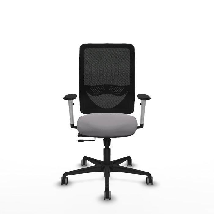 PIQUERAS Y CRESPO Silla de oficina Zulema Gris y Negro