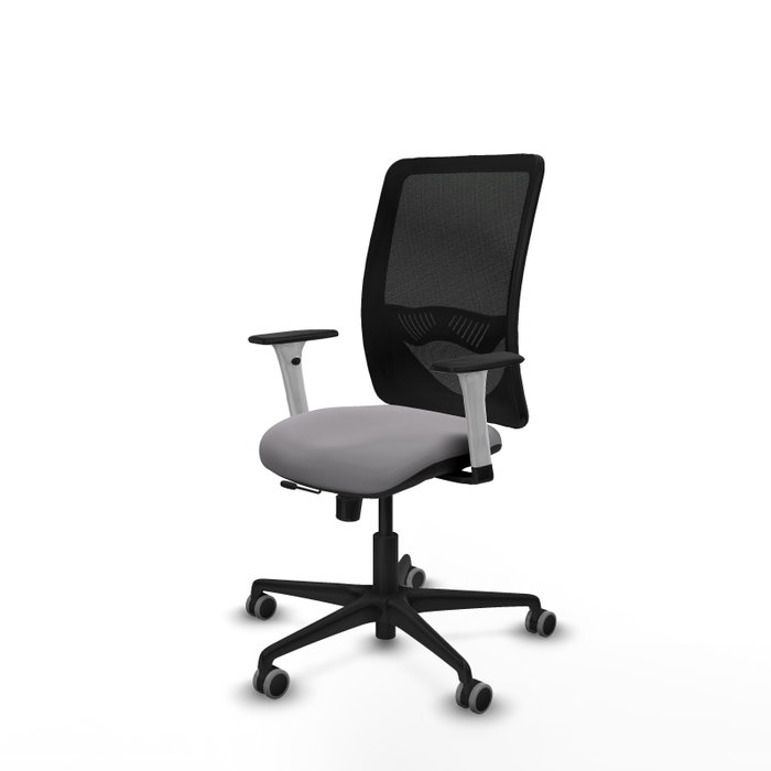 PIQUERAS Y CRESPO Silla de oficina Zulema Gris y Negro