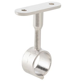 HERRAJES ALK Soporte Tubo Redondo Ø20 Central Niquel para Tubo D19