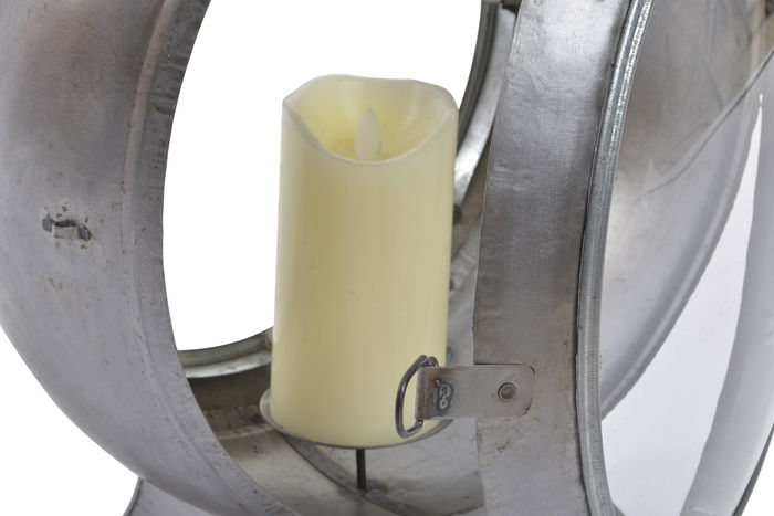 DKD Home Decor Farola Vintage 22 x 55 x 37 cm Plateado Metal Cristal