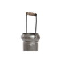 DKD Home Decor Farola de Metal y Cristal Plateado Envejecido