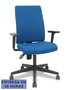 Piqueras Y Crespo Silla de Oficina I-Line Bondai Azul Marino con Brazos Regulables