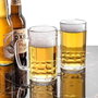 La Mediterranea Jarra de Cerveza de Vidrio 380 ml (24 Unidades)