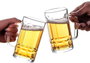 La Mediterranea Jarra de Cerveza de Vidrio 380 ml (24 Unidades)