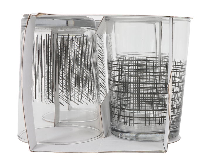 LAV Set 4 Vasos Sidra 520cc 9 x 9 x 12 cm Colección Bodega (6 Cajas)