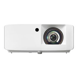 Optoma ZH350ST Proyector Láser DLP Portátil, 3500 Lúmenes, Full HD 1080p (1920x1080), 3D, Alcance Ultra Corto, 300000:1 Contraste, Blanco