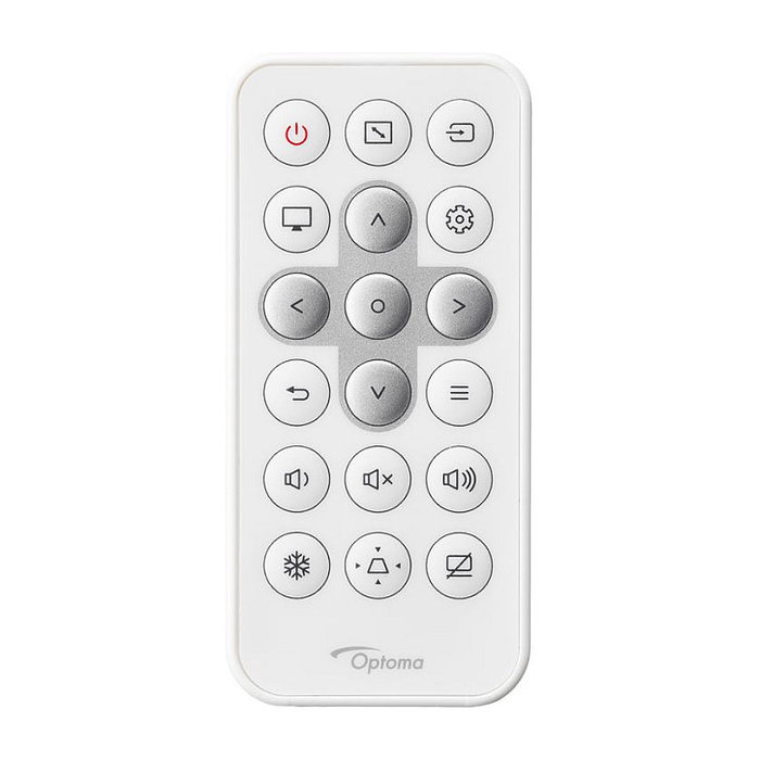 Optoma ZH350ST Proyector Láser DLP Portátil, 3500 Lúmenes, Full HD 1080p (1920x1080), 3D, Alcance Ultra Corto, 300000:1 Contraste, Blanco