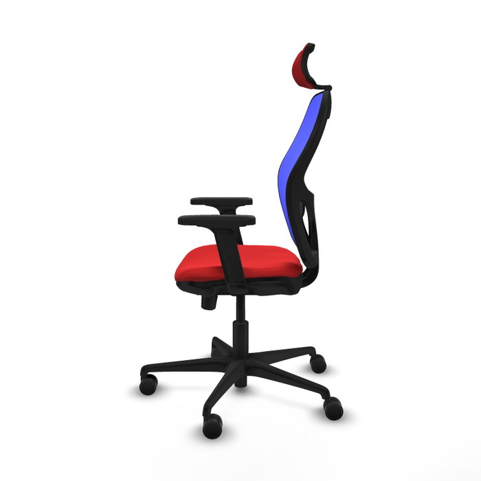 PIQUERAS Y CRESPO Silla de oficina Jorquera Rojo/Azul