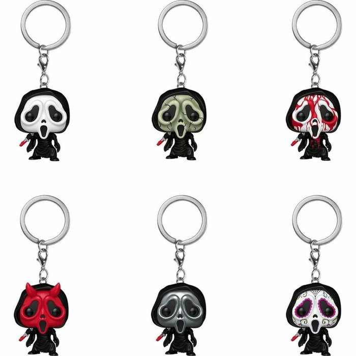 Funko Expositor de 12 Llaveros Pocket POP! Ghost Face Scream Funko Expositor de 12 Llaveros Pocket POP! Ghost Face Scream