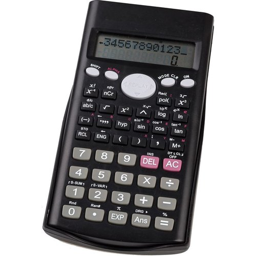 Calculadora Cientifica Centrum 10+2 Digitos (2 Líneas) Negro Calculadora Cientifica Centrum 10+2 Digitos (2 Líneas) Negro