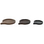 DKD Home Decor Set de 3 Centros de Mesa de Mango Negro, Marrón y Marrón Claro