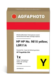 Agfa Photo Cartucho de tinta amarillo compatible con HP 981X ~10.000 páginas