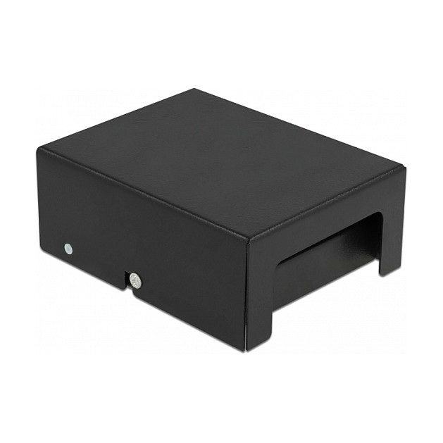 DeLOCK Panel de conexiones Keystone 4 puertos Negro Metal | Ref. Delock Keystone Patchpanel