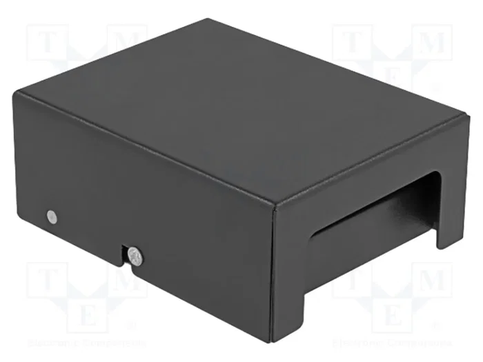 DeLOCK Panel de conexiones Keystone de 4 puertos negro