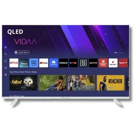 Continental Edison Televisor LED QLED UHD 43" (108 cm) CELED43SVQLB26B7 con 3xHDMI, 2xUSB - Blanco