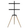 GEMBIRD Soporte para TV TVS-65S-01 para 65 pulgadas, Negro, Madera