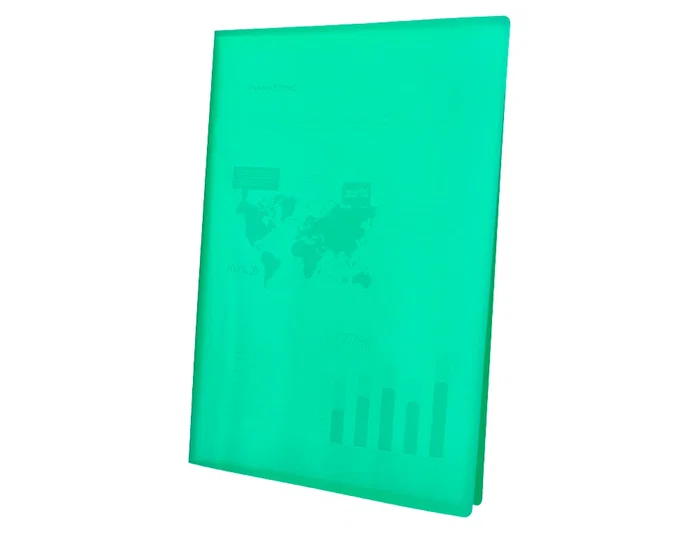 Liderpapel Carpeta de escaparate con 40 fundas DIN A4 Verde manzana Liderpapel Carpeta de escaparate con 40 fundas DIN A4 Verde manzana