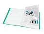 Liderpapel Carpeta de escaparate con 40 fundas DIN A4 Verde manzana