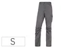Deltaplus Pantalón de trabajo Stretch Panostyle Gris/Negro Talla S Cintura Elástica 5 Bolsillos 260g/m²