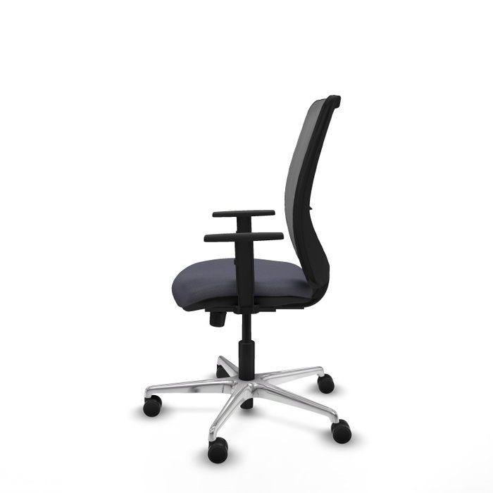 PIQUERAS Y CRESPO Silla de oficina Zulema con mecanismo Sincro, Gris