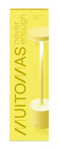Muitomas Lámpara de Mesa Updown LED Amarillo Inalámbrica