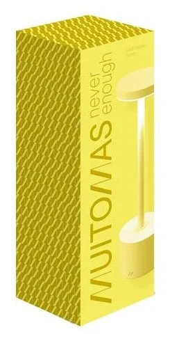 Muitomas Lámpara de Mesa Updown LED Amarillo Inalámbrica