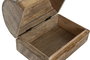 DKD Home Decor Caja Softedges Urban Marron 15 x 15 x 22 cm Set de 2